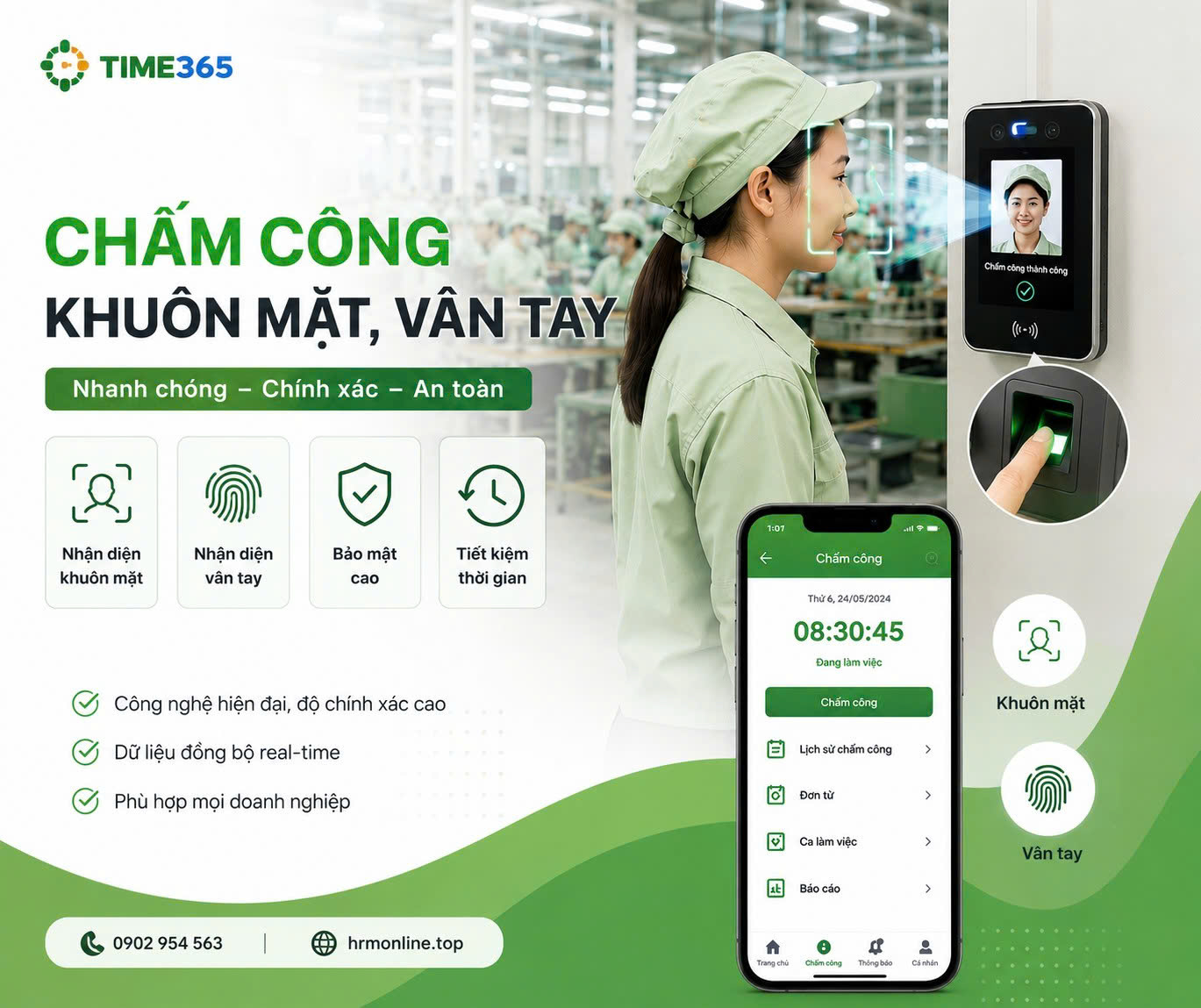 Chấm công thông minh